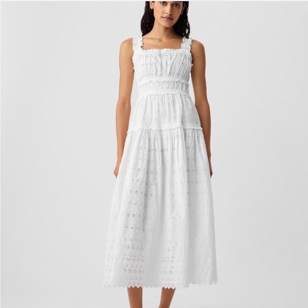 Doen White Midi Dress